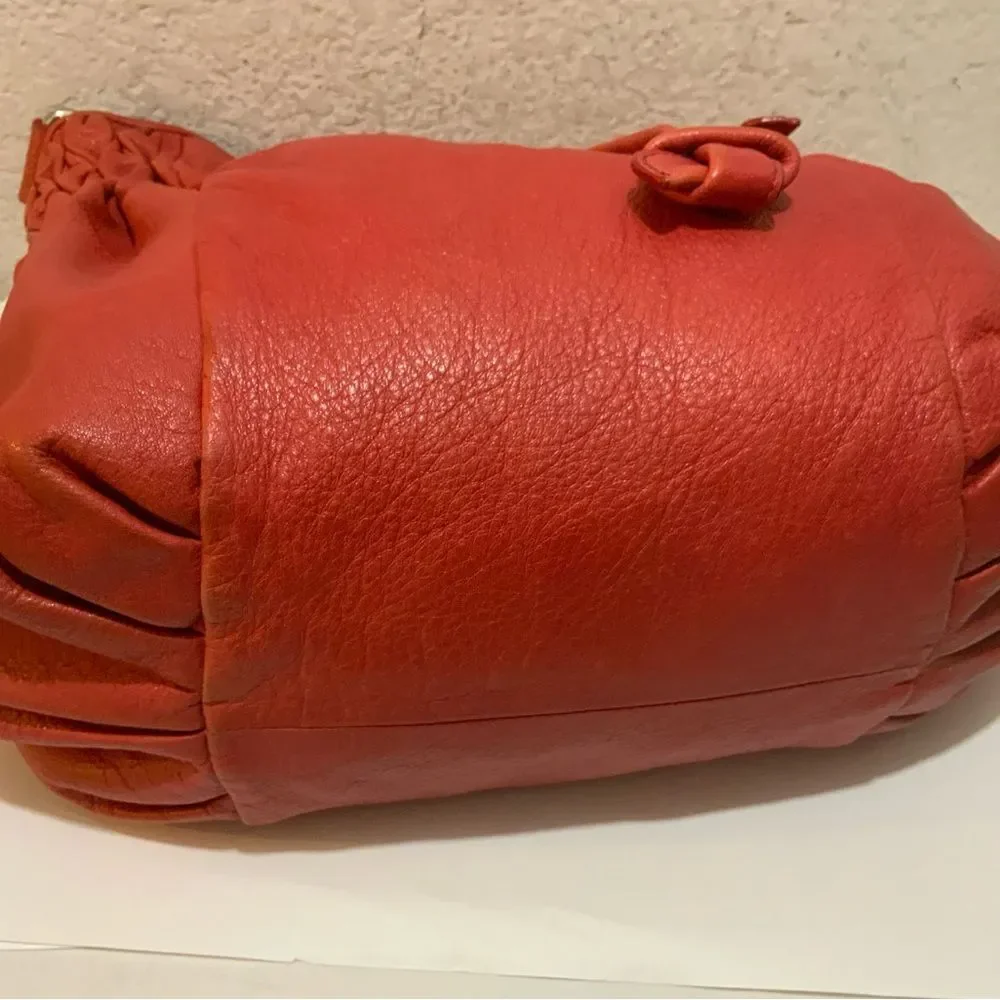 Elliott Lucca drawstring genuine leather bag open top